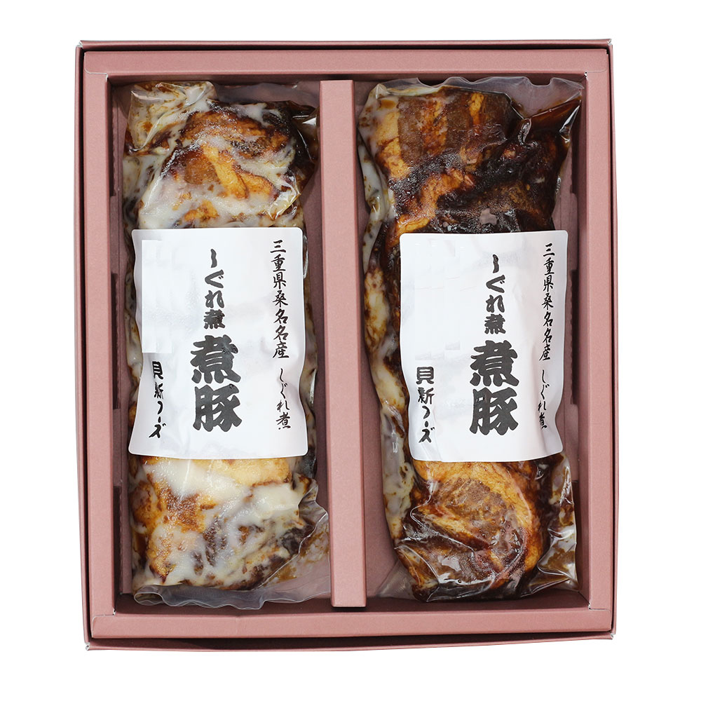 【送料無料※北海道・沖縄等一部地域除く】三重 桑名「貝新フーズ」煮豚志ぐれ煮詰合せ（しぐれ煮）