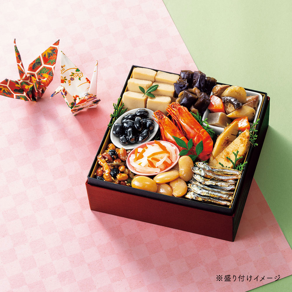 【送料無料※北海道・沖縄等一部地域除く】12月30日お届け和風おせちセット備前 10品【1～2人前】（※キャンセル・変更不可・着日指定不可）