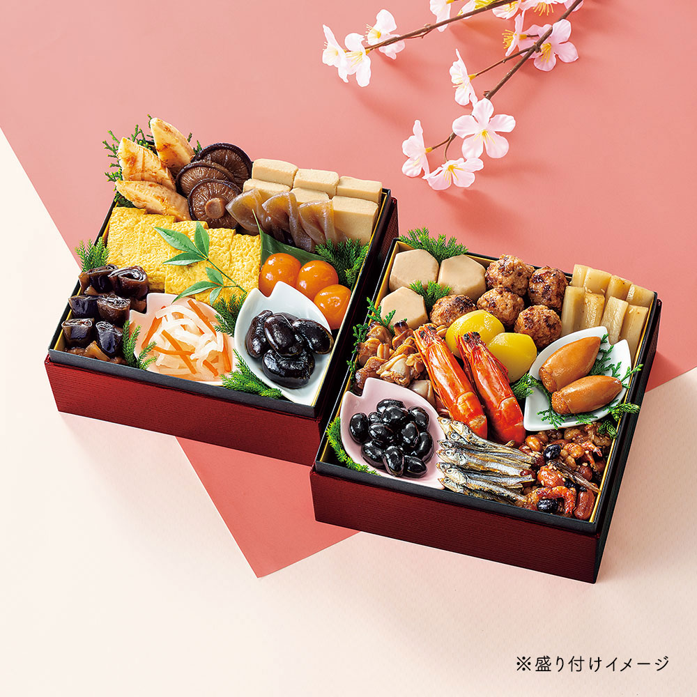 【送料無料※北海道・沖縄等一部地域除く】12月30日お届け和風おせちセットさくら 19品【2～3人前】（※キャンセル・変更不可・着日指定不可）