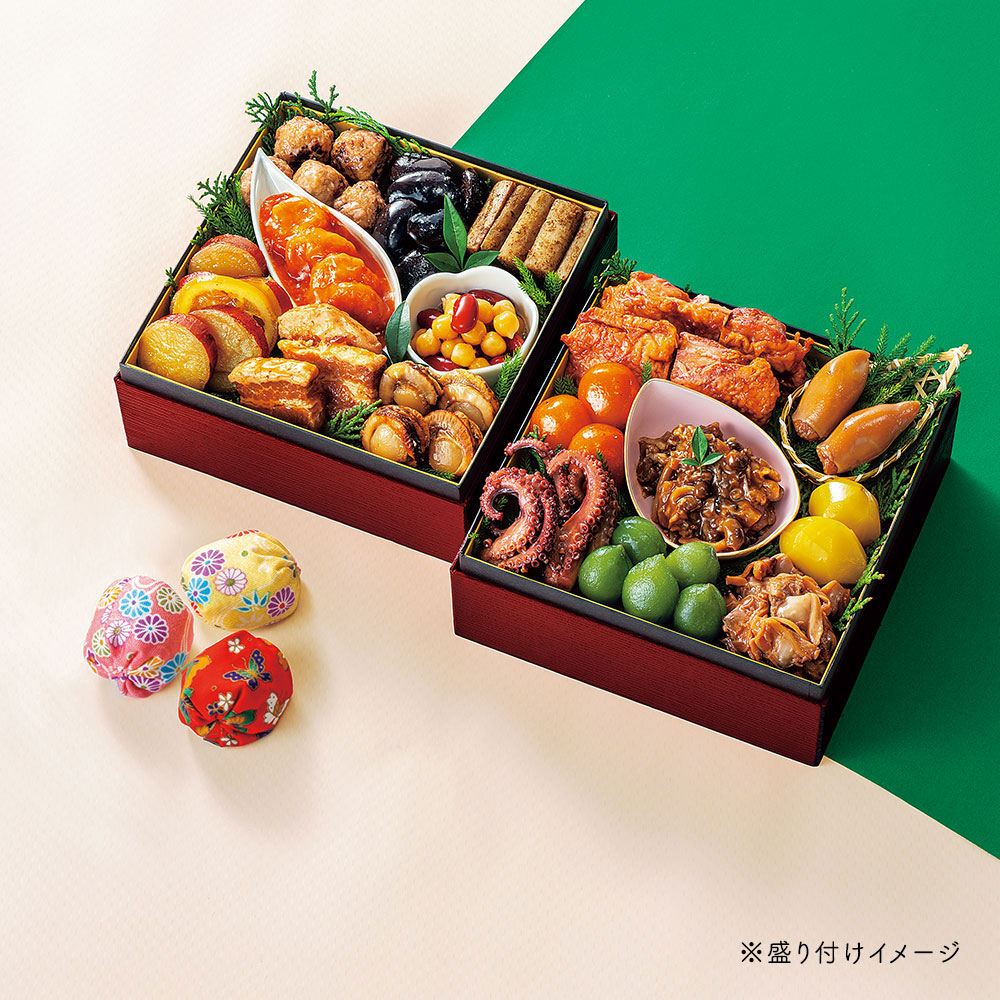 【送料無料※北海道・沖縄等一部地域除く】12月30日お届けおせちセット瑞雲 16品【2～3人前】（※キャンセル・変更不可・着日指定不可）