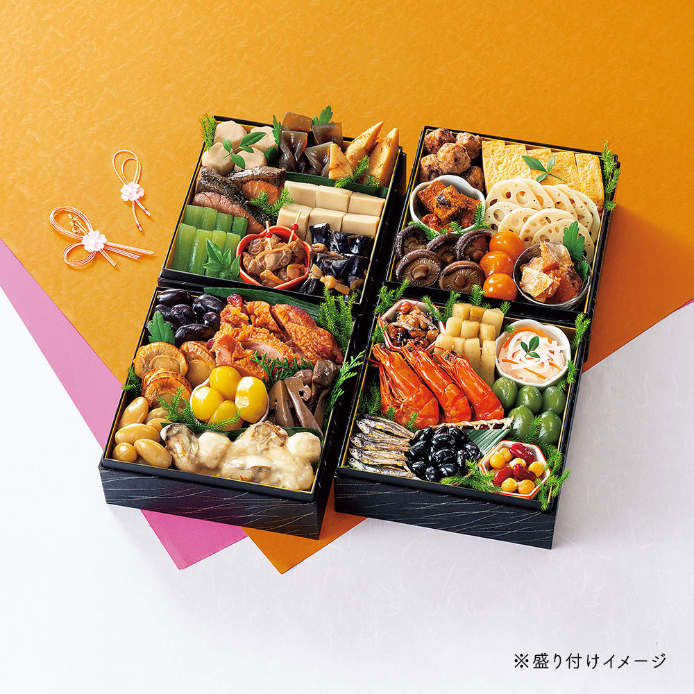 【送料無料※北海道・沖縄等一部地域除く】12月30日お届け和風おせちセット彩 30品【3～5人前】（※キャンセル・変更不可・着日指定不可）